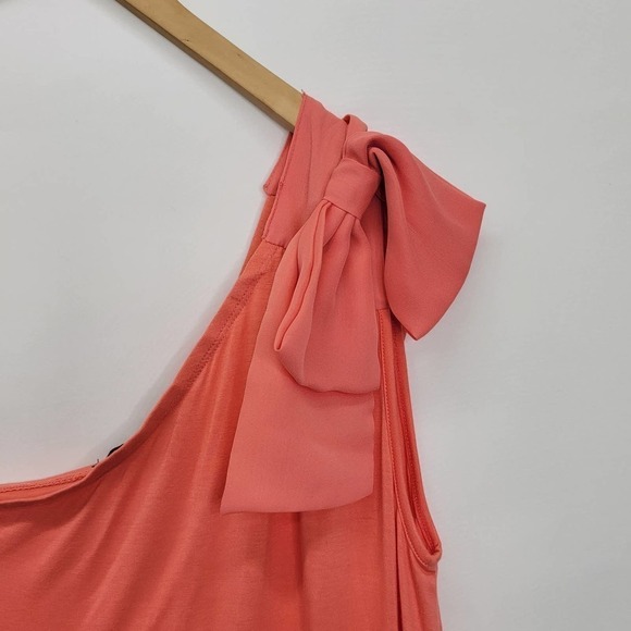 THE Limited Women’s Top M Small Orange Bow On Shoulder - Picture 7 of 16